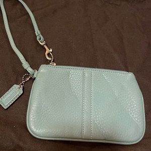 Coach Leather Wristlet
